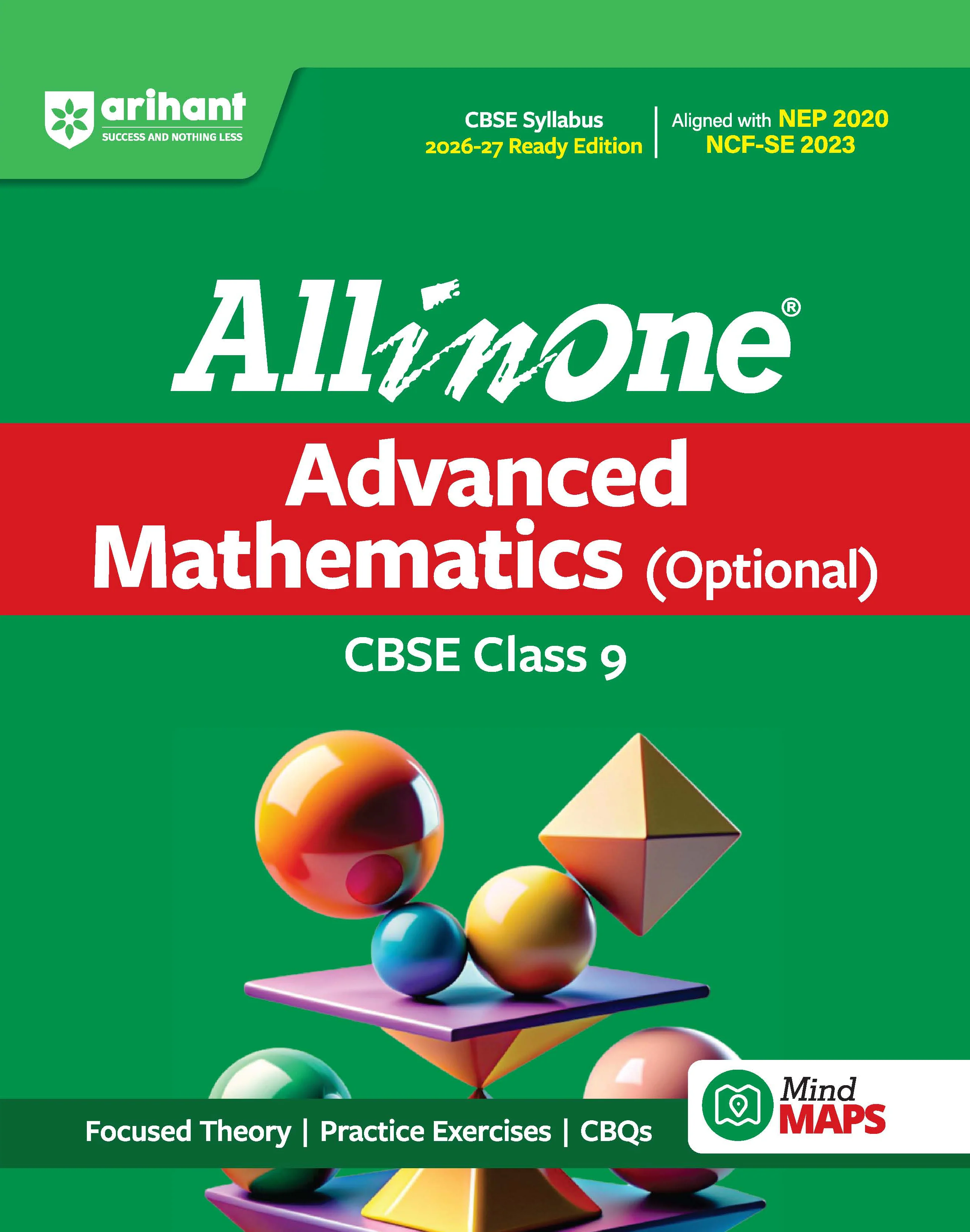 All in One Advanced Mathematics (Optional) Class 9 for CBSE Exam 2026-27