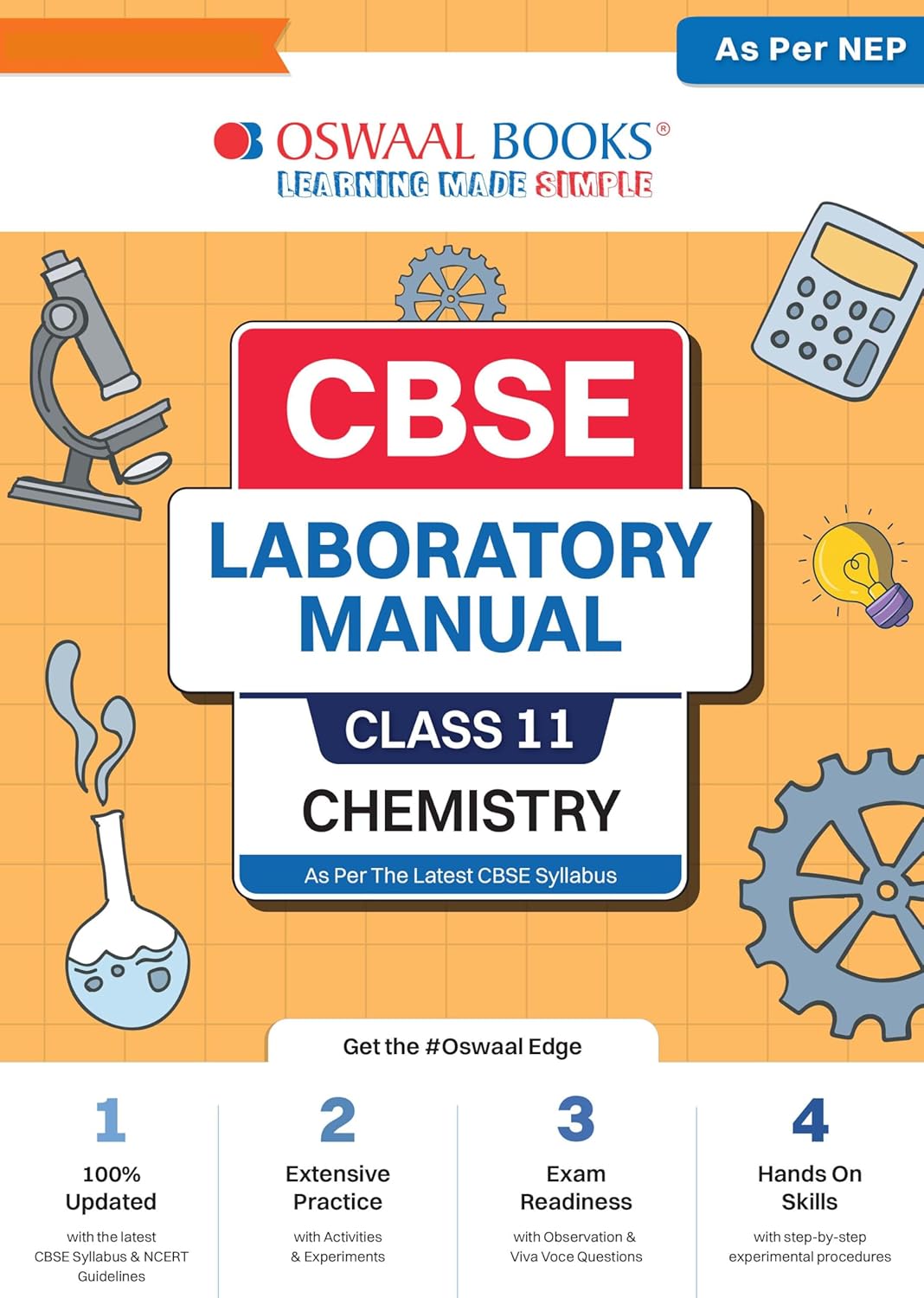 Oswaal CBSE Laboratory Manual Class 11 Chemistry Book ( Latest Edition )