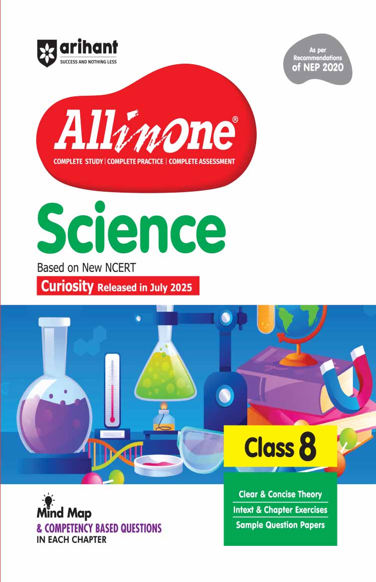 CBSE All in One Science  Class 8 Exam 2025Ã¢â‚¬â€œ26 | Sample Question Papers |  Based on New NCERT Released in July 2025